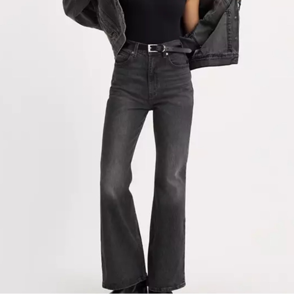 Levi's Black Flare & Wide Leg Jeans
